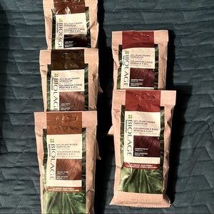 Biolage Plant Based color. Several shades of brown left.